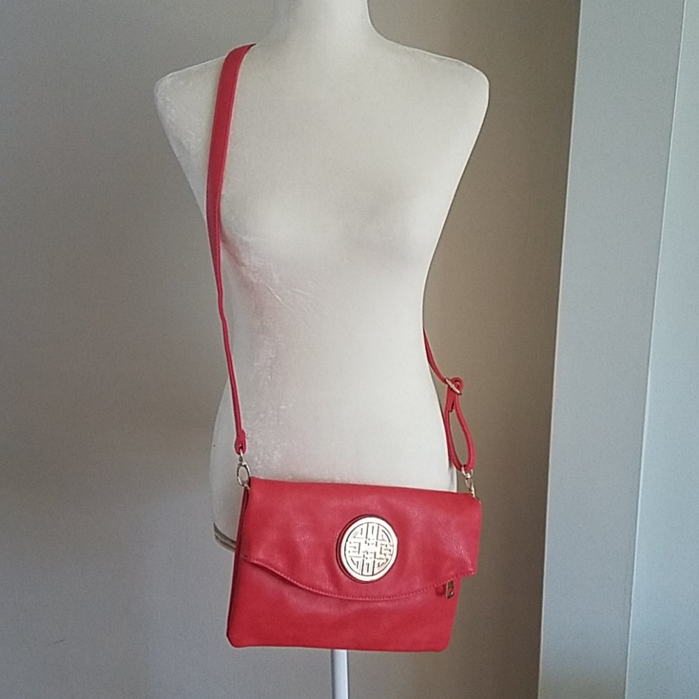 Cross Body Clutch‎ Bag Coral Color
